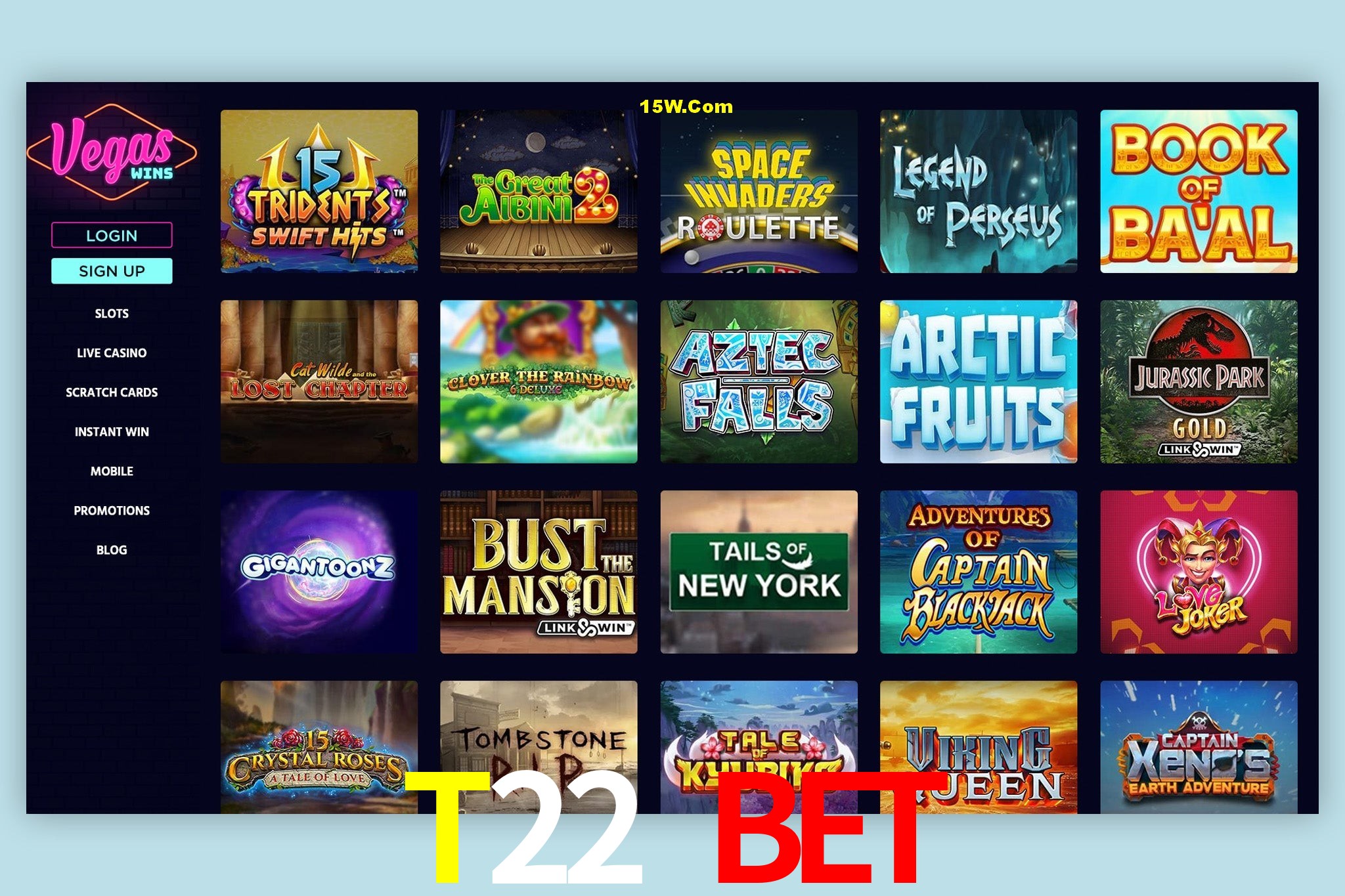 Responsive Design T22 Bet